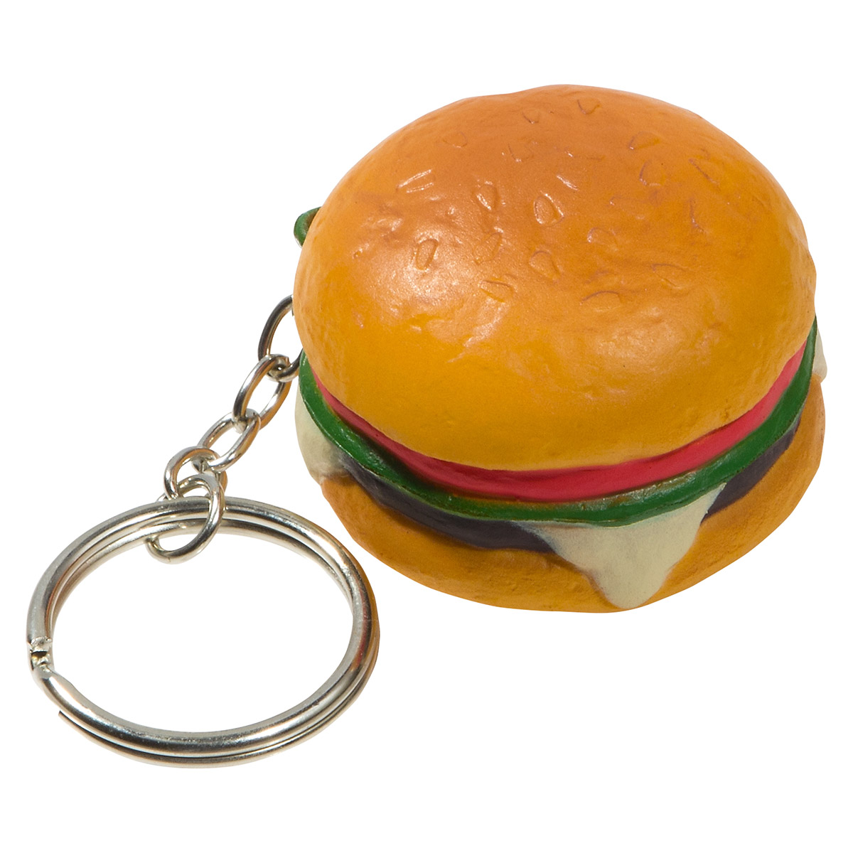 Hamburger Stress Reliever Key Chain 1