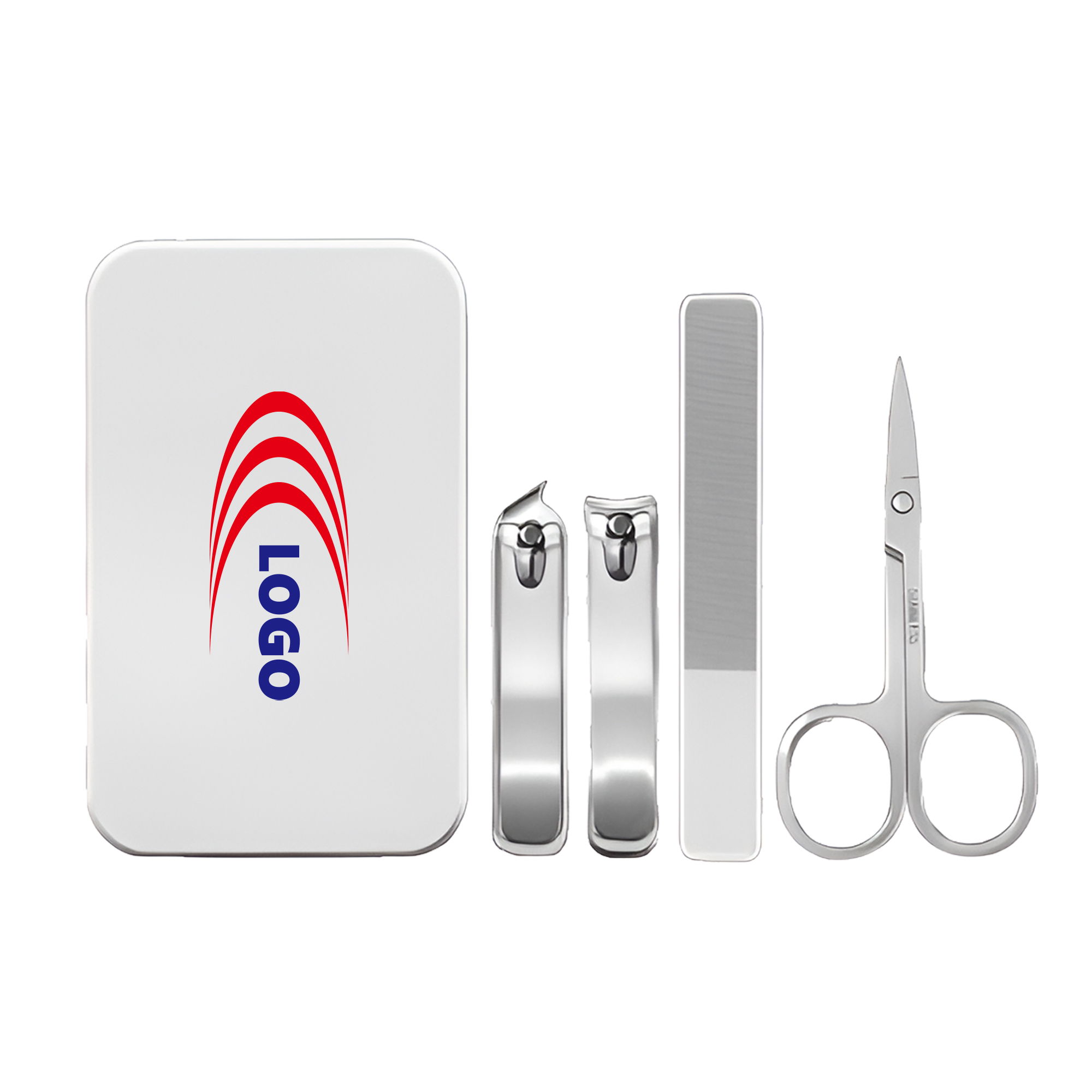 MOQ 50 Hygienic Stainless Steel Nail Clippers Set 5