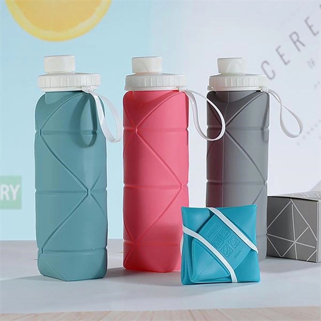 Collapsible Siliconce Leak-Proof Water Bottle 4