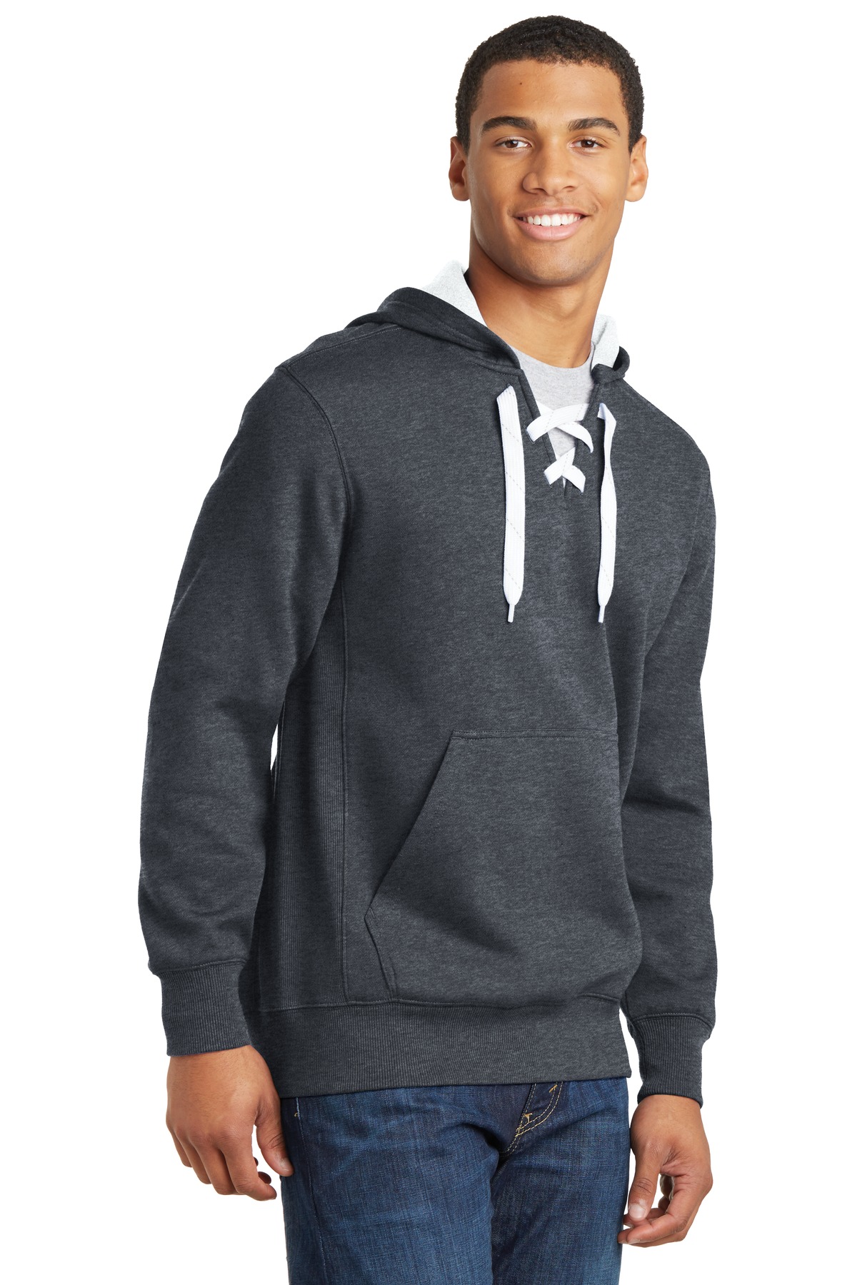 Sport-Tek Lace Up Pullover Hooded Sweatshirt. ST271 48