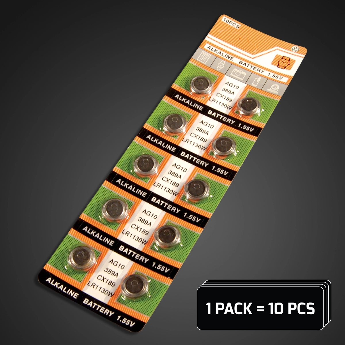 Carded batteries 1