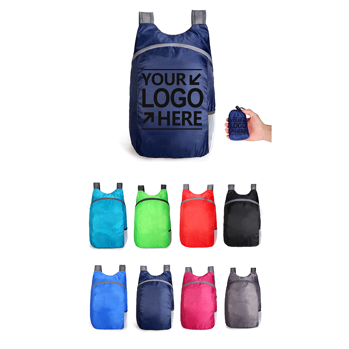 Lightweight Water Resistant Folding Sports Backpack 3