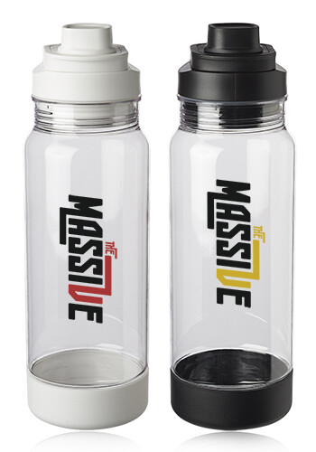 Yutan 40 oz. Wide Mouth Plastic Water Bottle