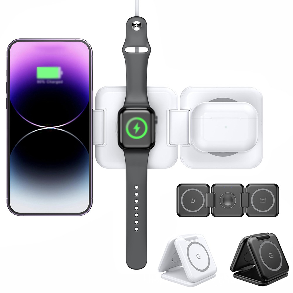 3 In 1 Foldable Magnetic Wireless Charger 1