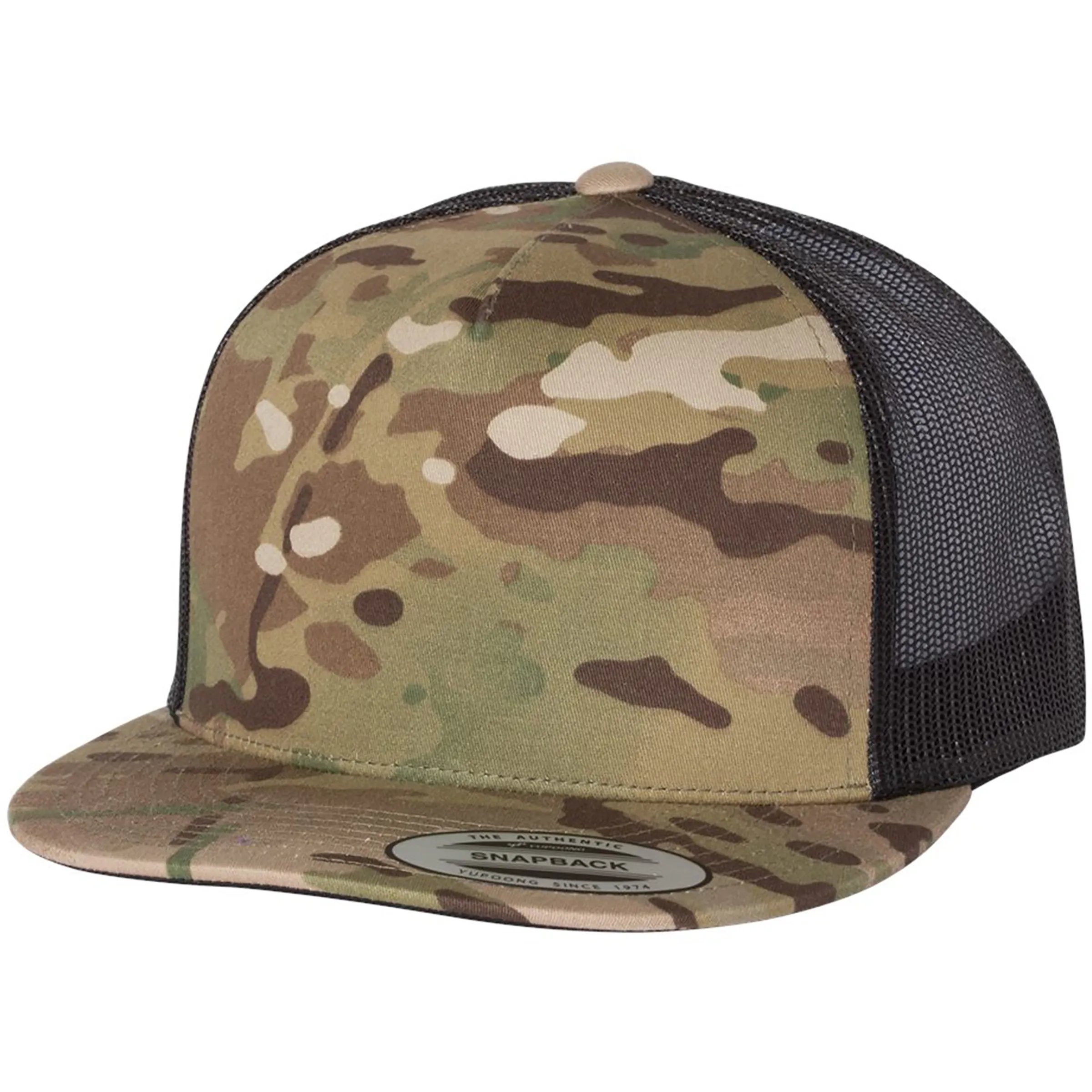 YUPOONG-CLASSIC FLAT BILL TRUCKER CAP 40