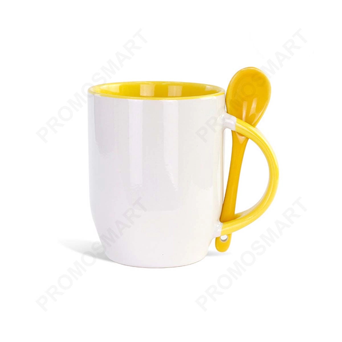 11 Oz. Ceramic Mug With Spoon 3