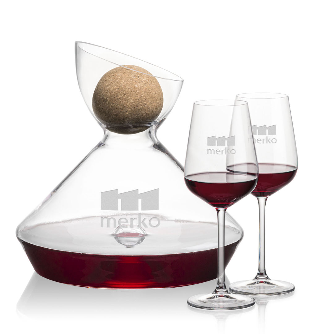 Woodbury Carafe w/Cork Stopper & Elderwood Wine 5