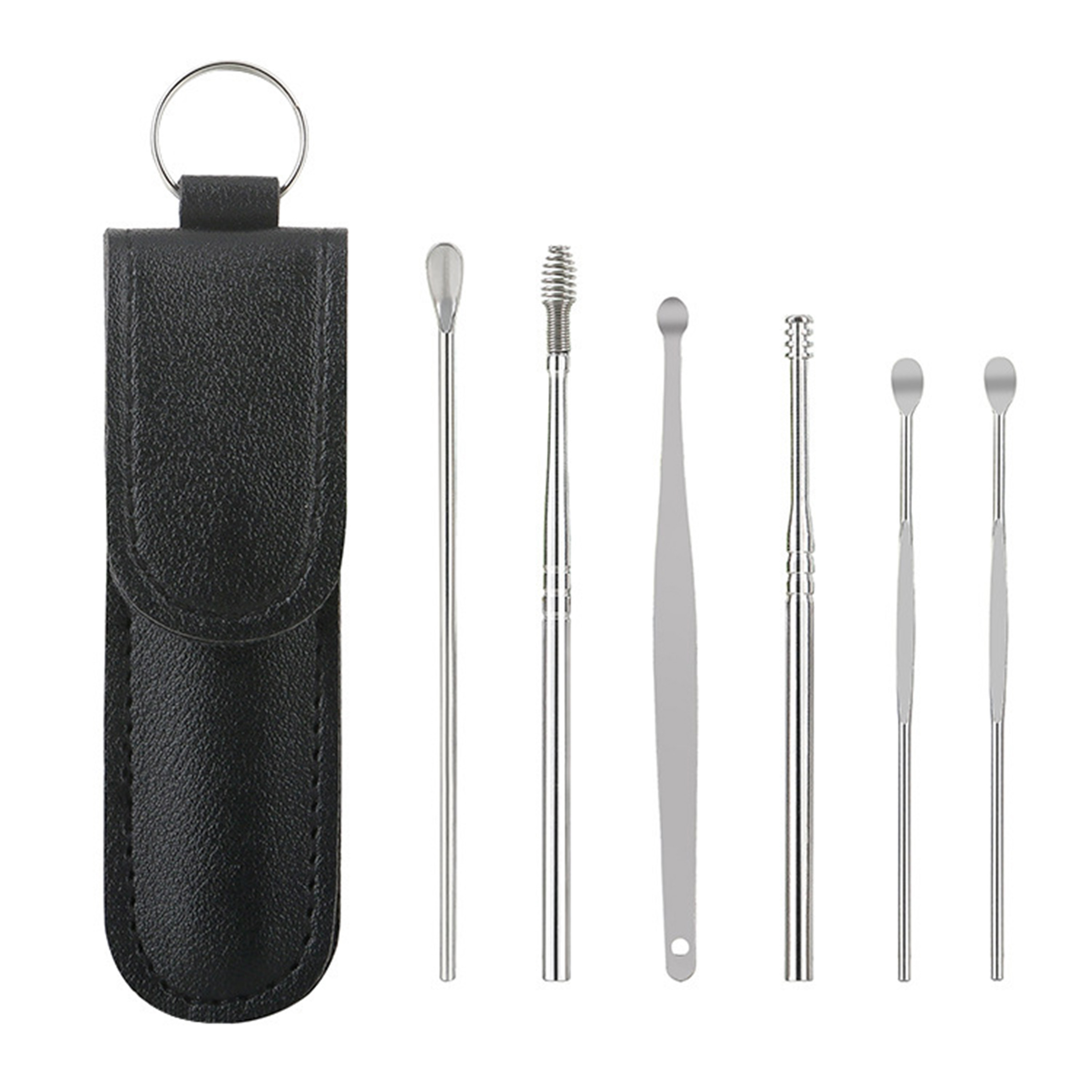 Stainless Steel Ear Cleaner Set With Case 5