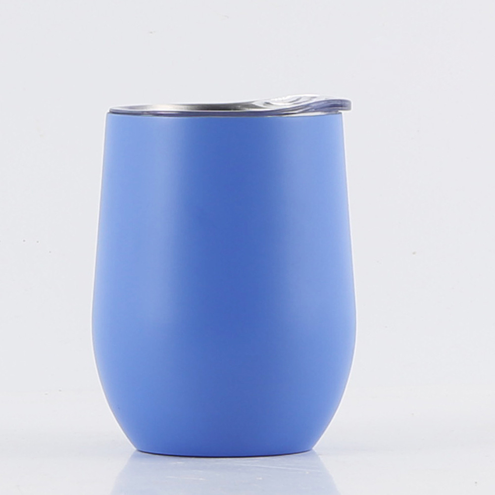 Double Layer Stainless Steel Wine Glass Insulation Cup Student Office U-Shaped Egg Cup 2