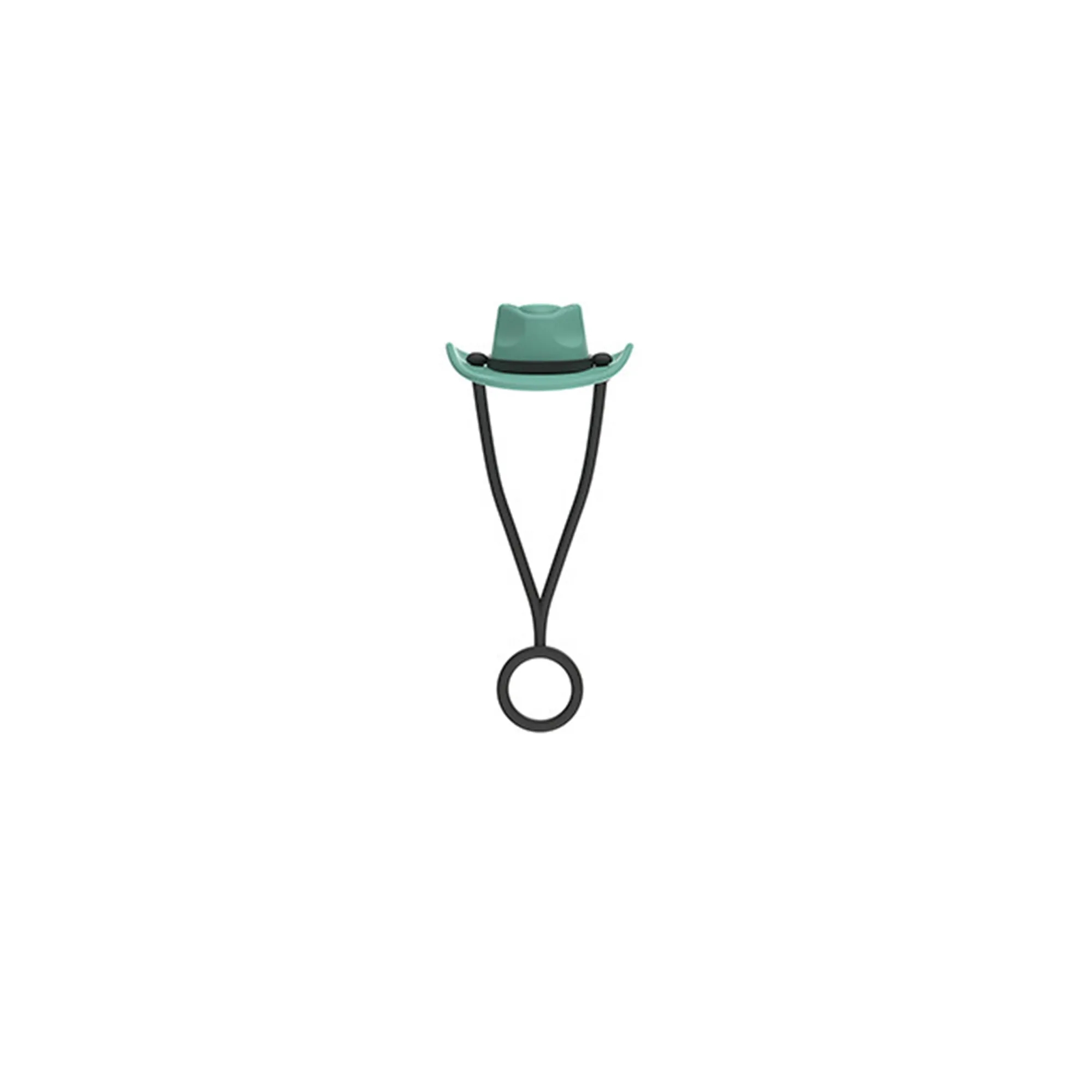 Silicone Cowboy Hat Reusable Straw Tip Cover 9