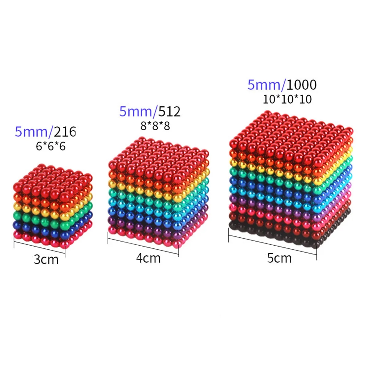 Magnet Beads Cube Building Toy 6