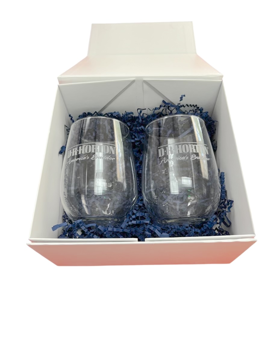 Stemless Wine Glasses Gift Set 1
