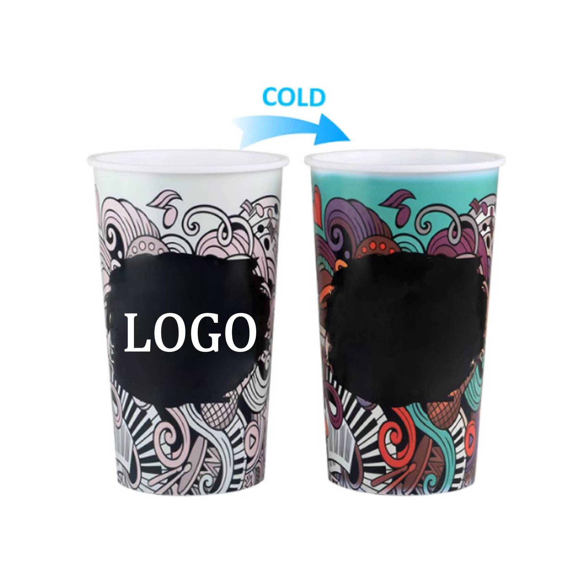 20oz Cold Color Change Stadium Cup 4