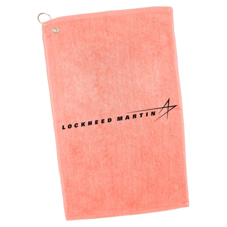 Colored Fingertip Towel Hemmed