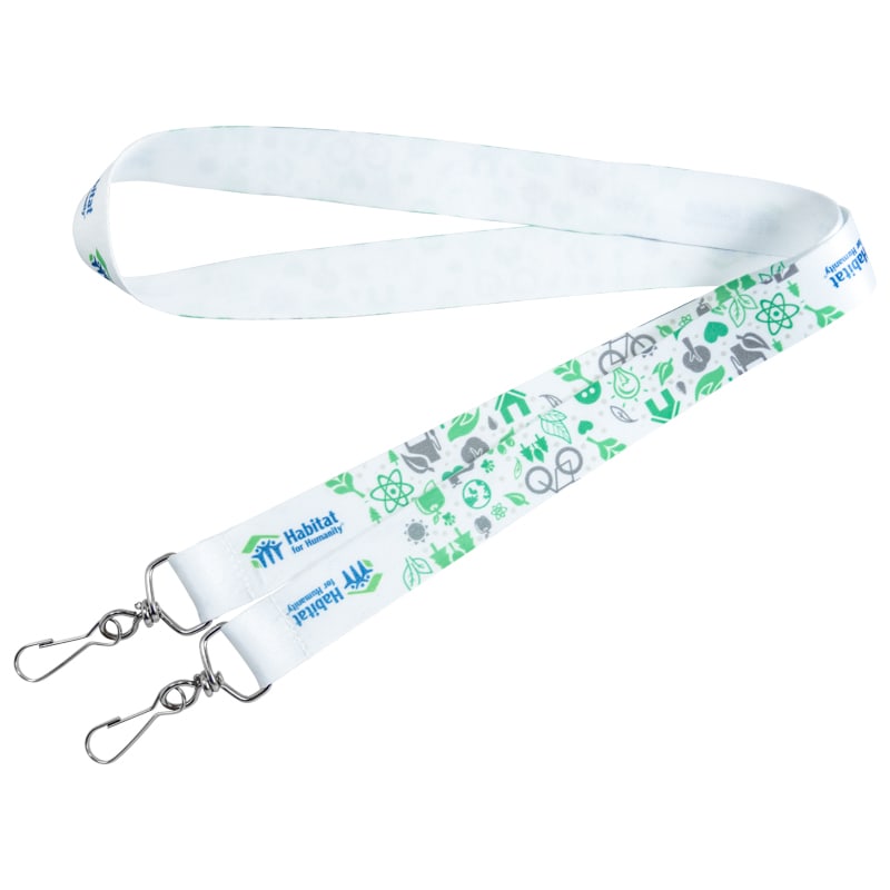 Open Ended Double Clip Full Color Lanyards 33