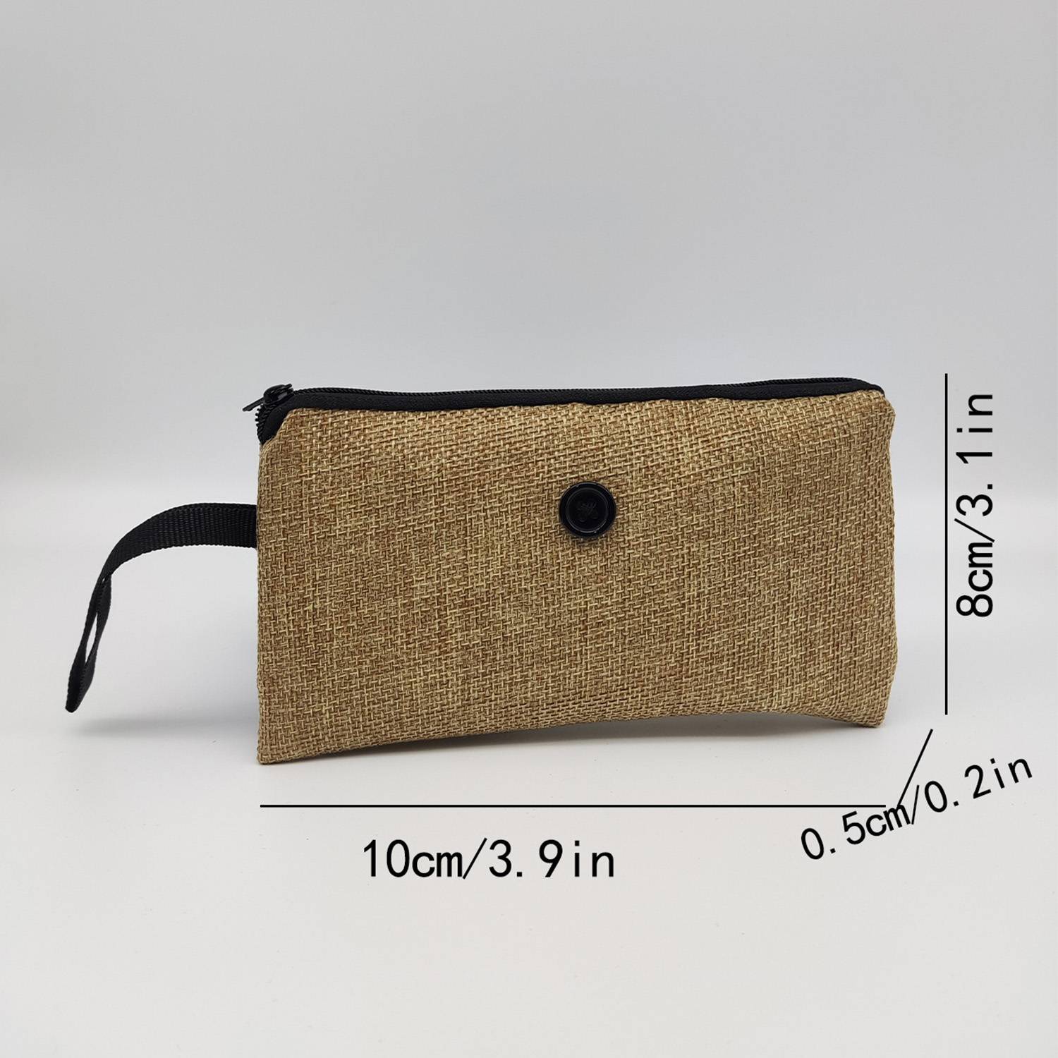 Spacious Linen Cotton Beach Tote Bag w/ Wallet 7