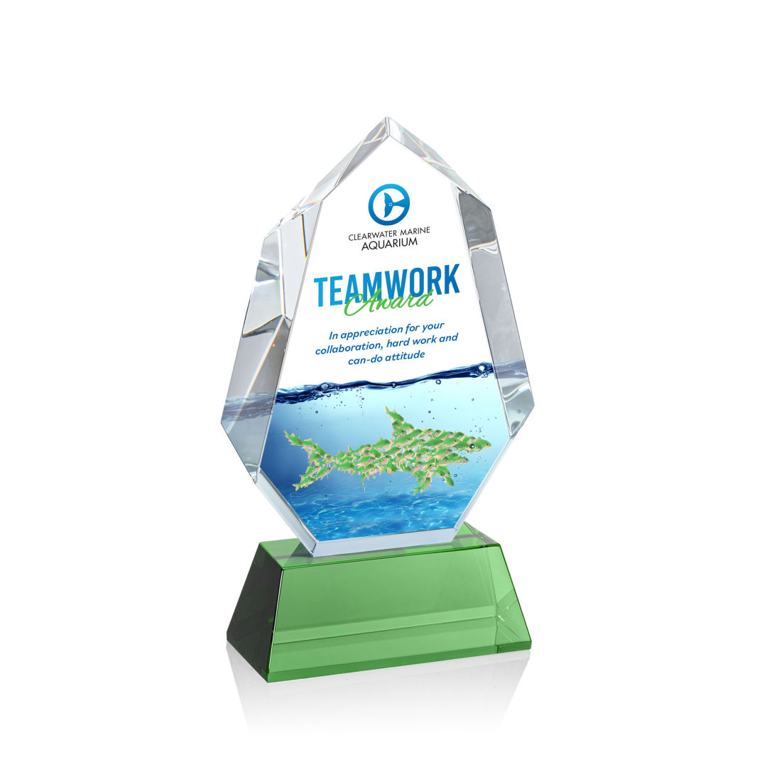 Norwood VividPrint™ Award on Newhaven Base - Green 5