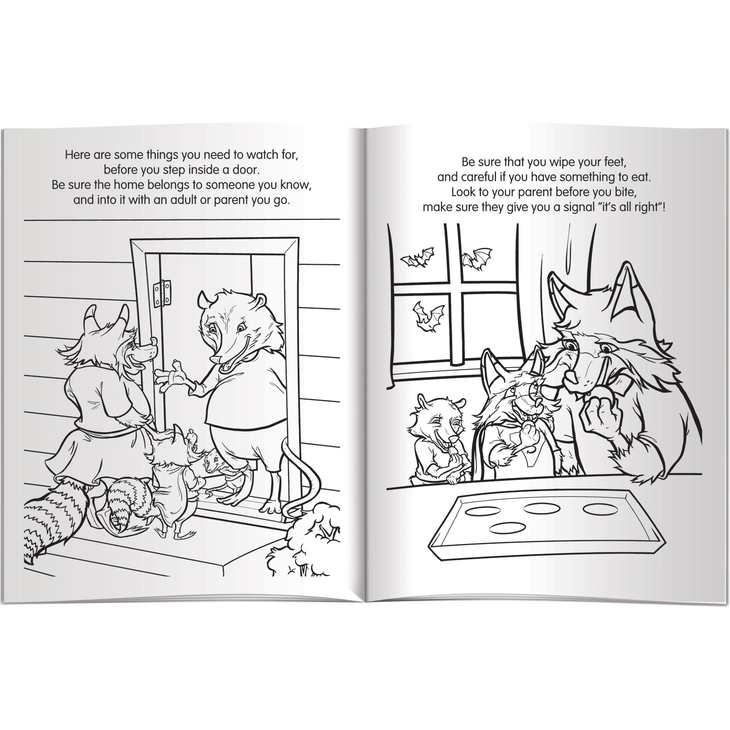 Combo Pack - CB1090 Coloring Book & 4-Pack of Crayons in a Poly Bag 5
