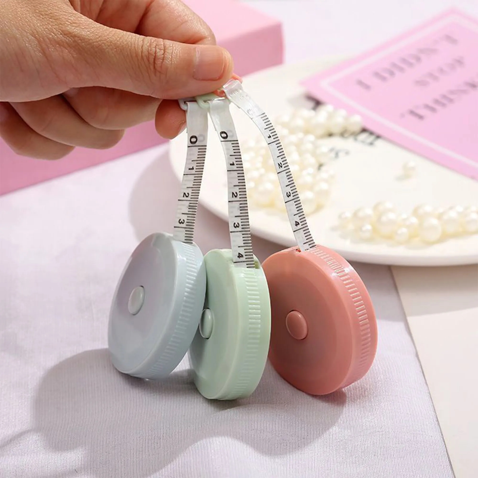 Portable Mini Round Tape Measure 7