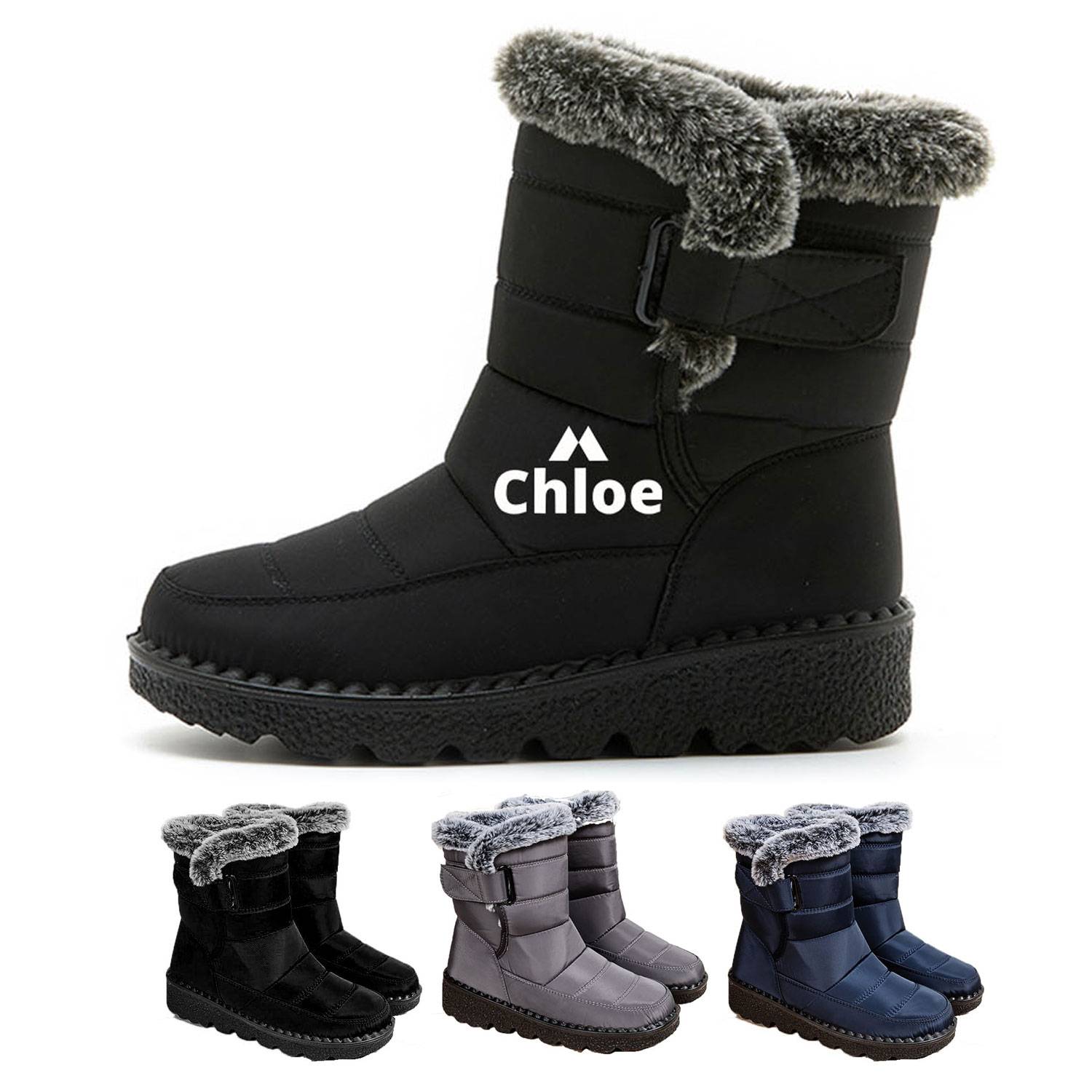 Women's thick-soled winter warm snow boots 14