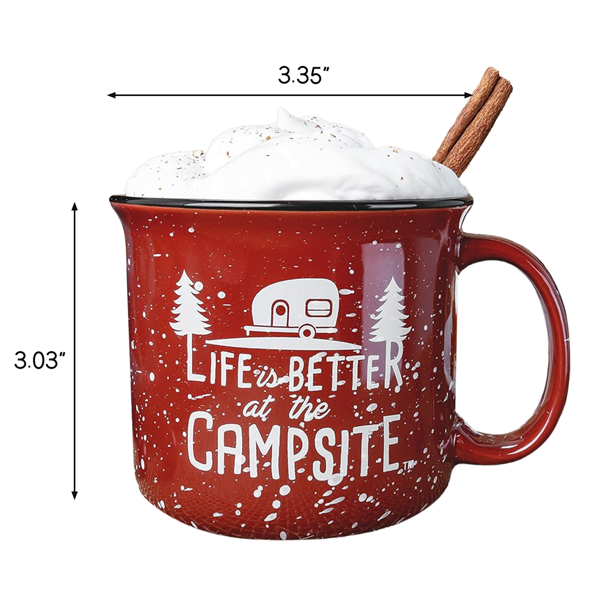 Custom Ceramic Campfire Coffee Mugs 3