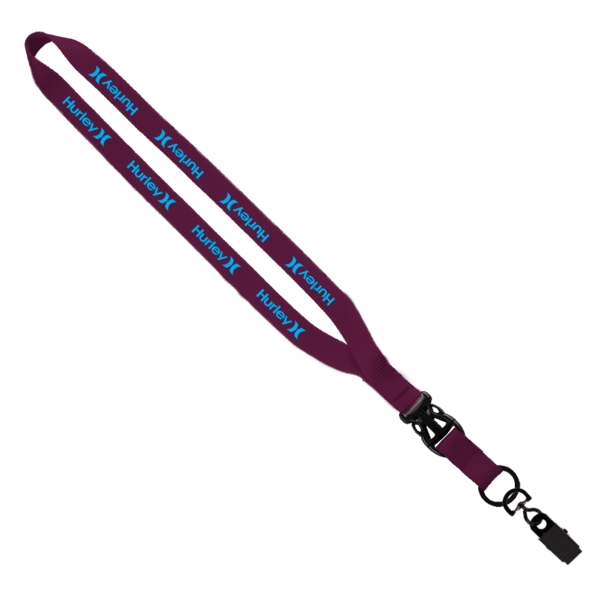1/2" Smooth Nylon Slide Release Lanyard 49