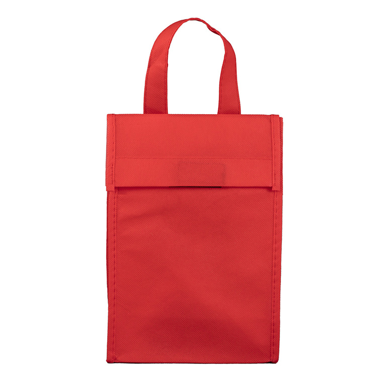 6-1/2"W x 9"H x 3 ½"Gusset - "BAG-IT" Value Priced Lightweight Lunch Tote Bag 3