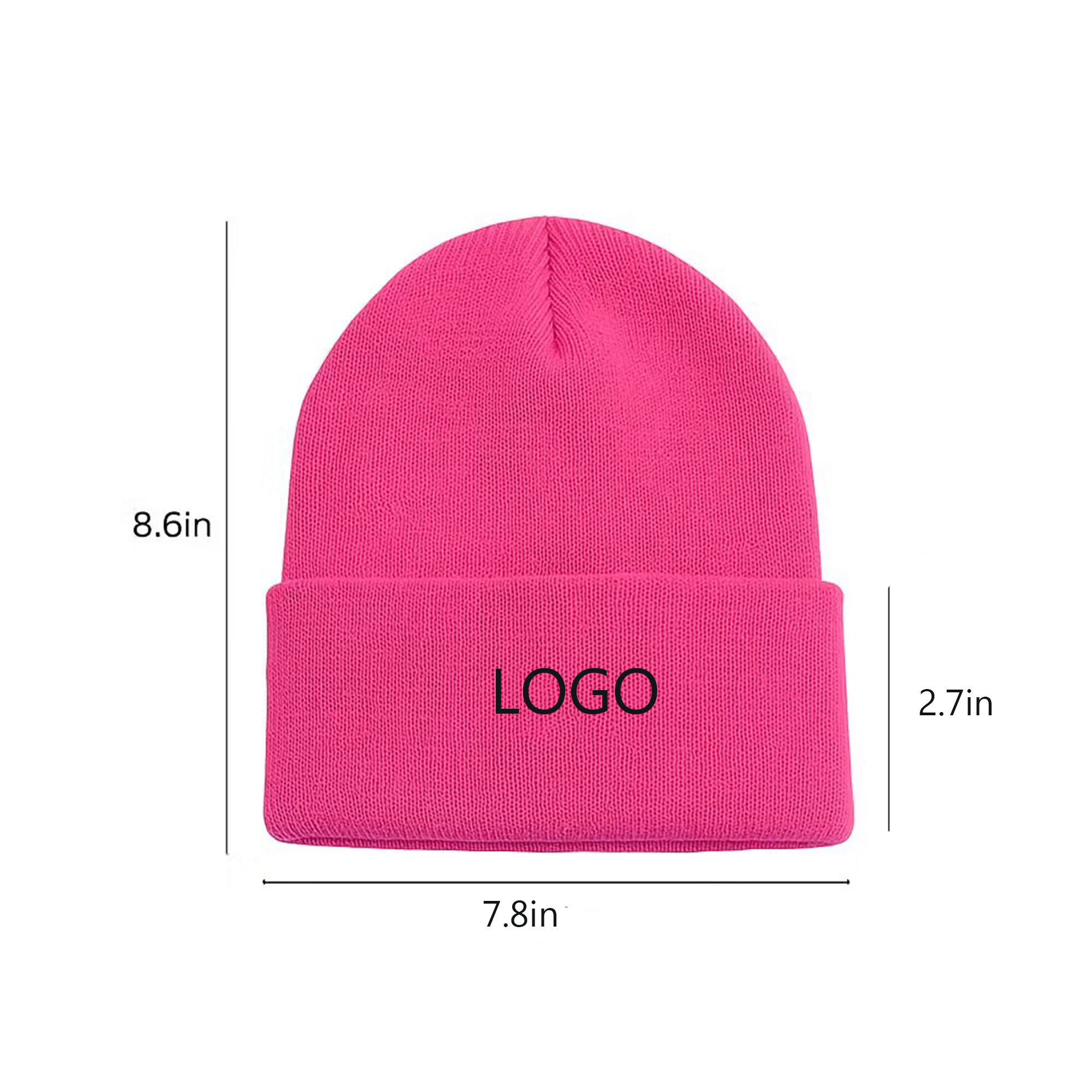 Knitted Hat with Cuff 3