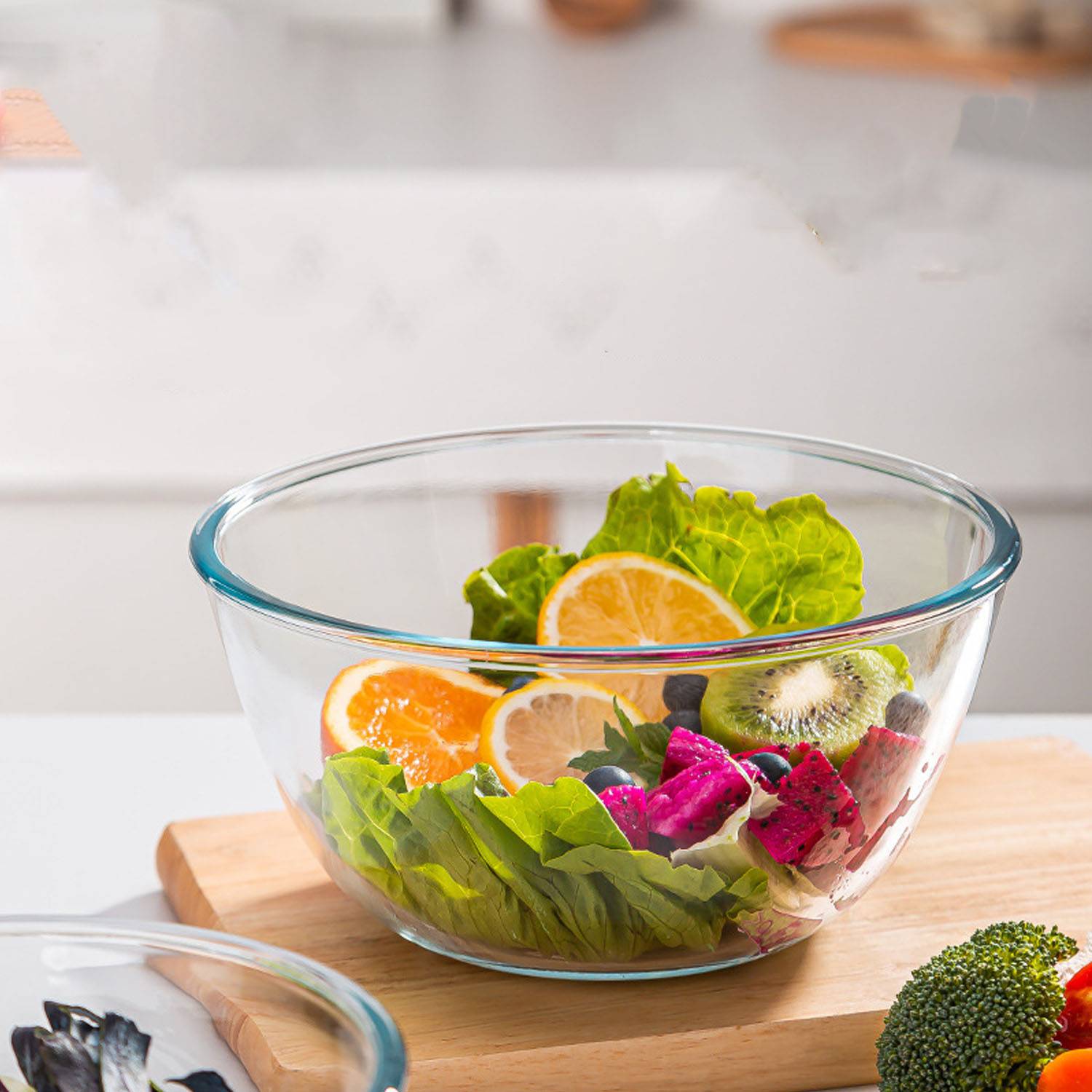 152oz Thickened Heat Resistant Glass Mixing Bowl 4