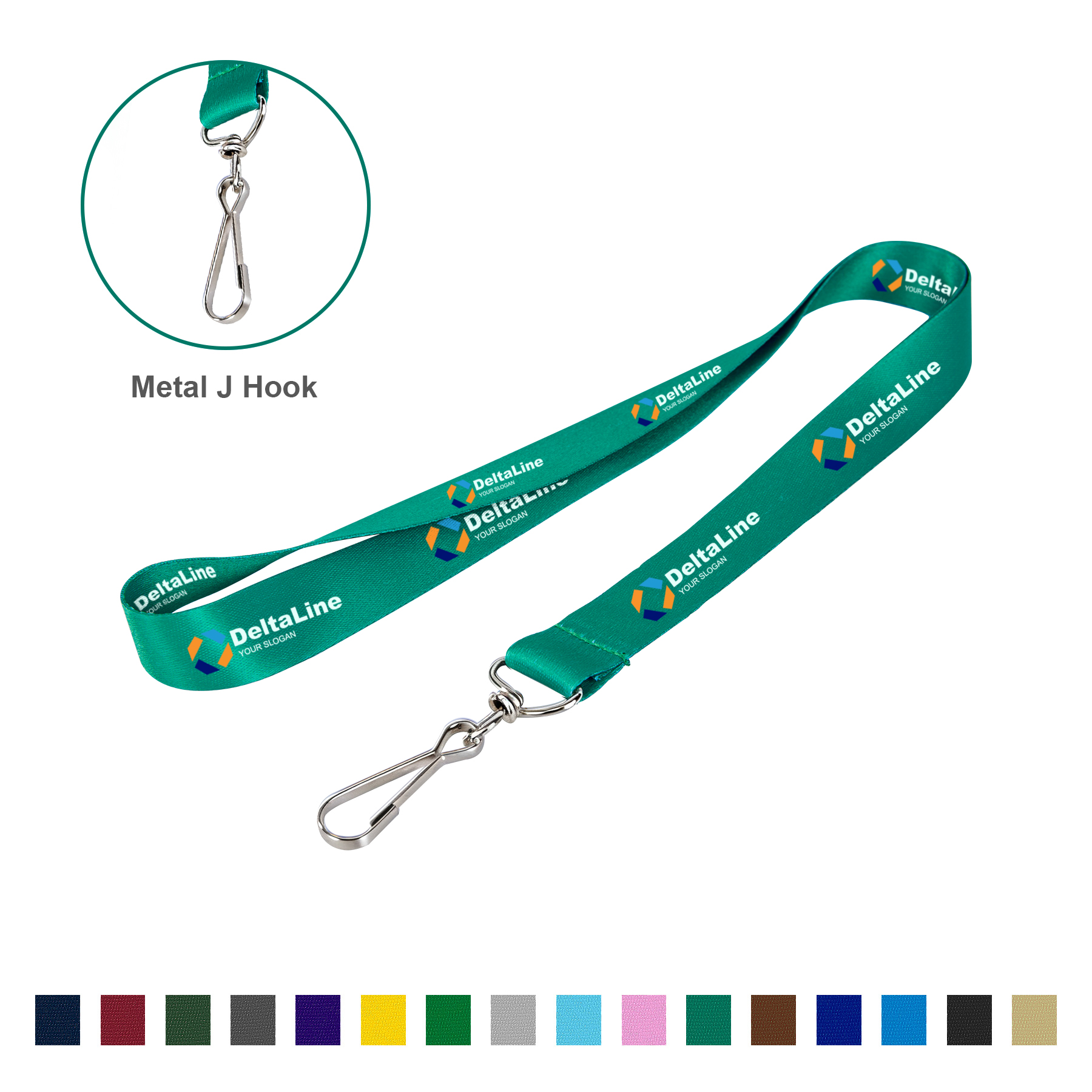 3/4" Full Color Dye Sublimated Lanyard 2