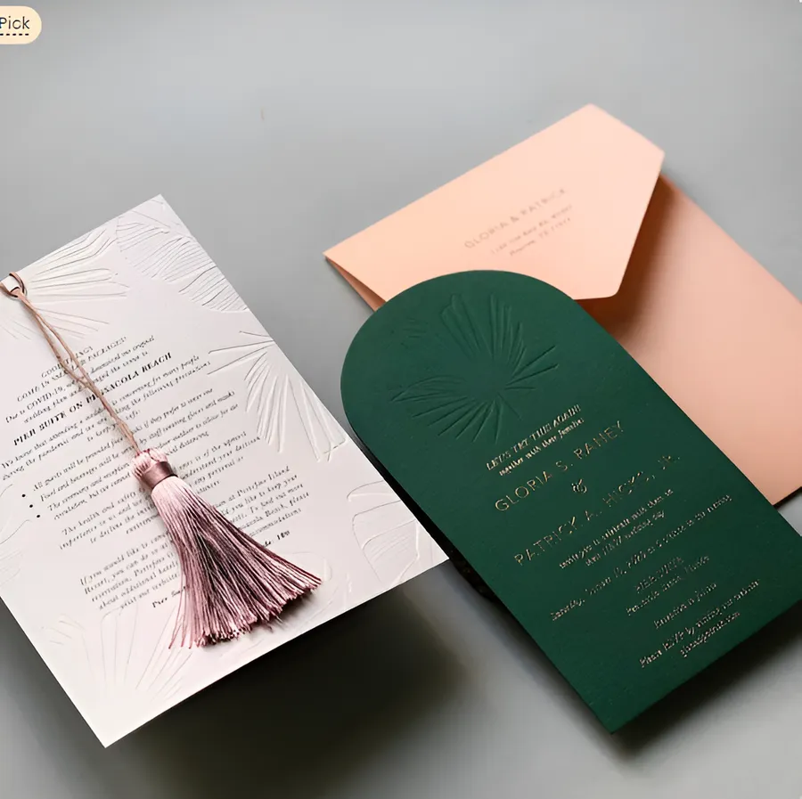 Color Foil Stamped Brochure 3