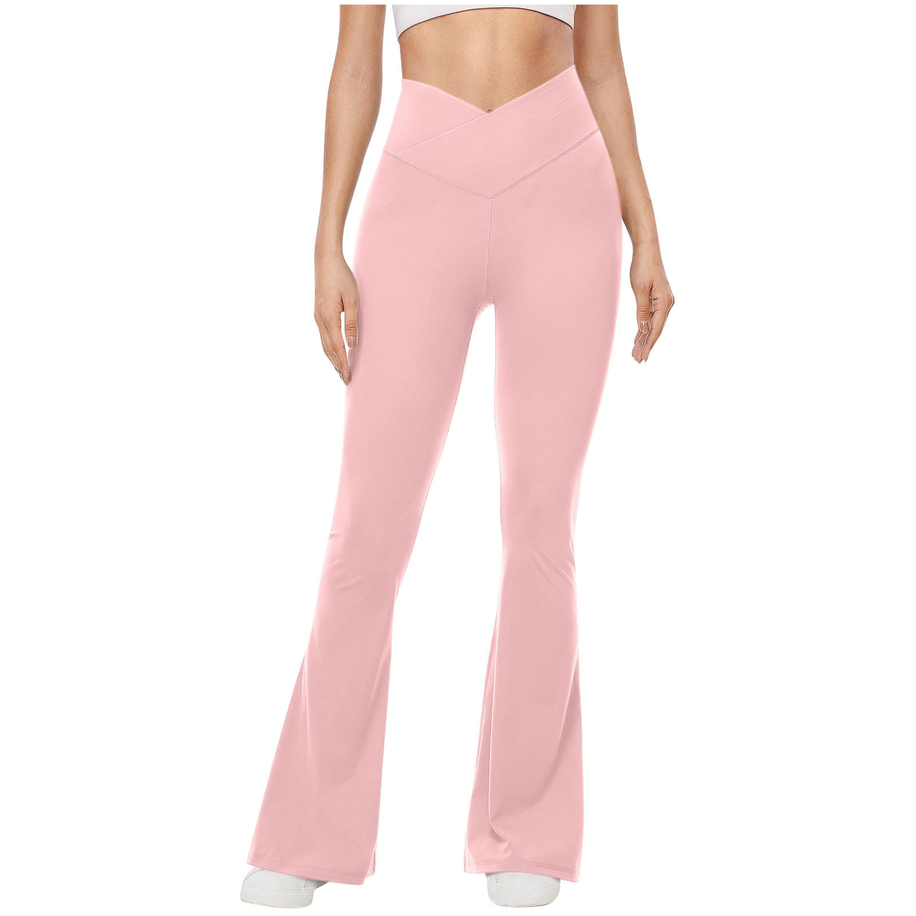 High Waisted Flare Leggings Yoga Pants 22