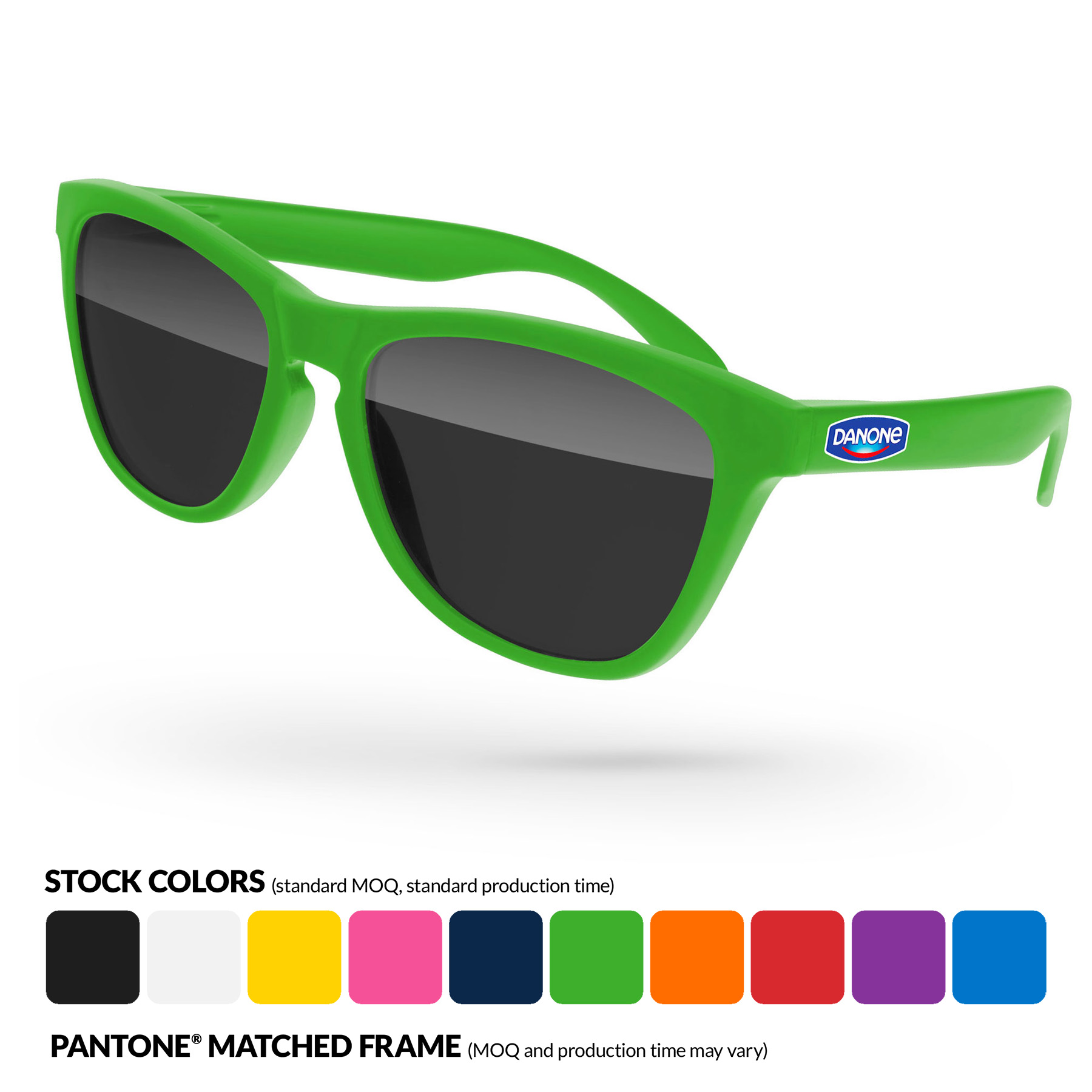Frog Promotional Sunglasses w/ Temple Imprint 7