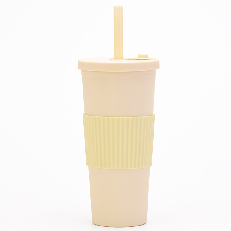 24 OZ Portable Double Plastic tumbler / Straw 7