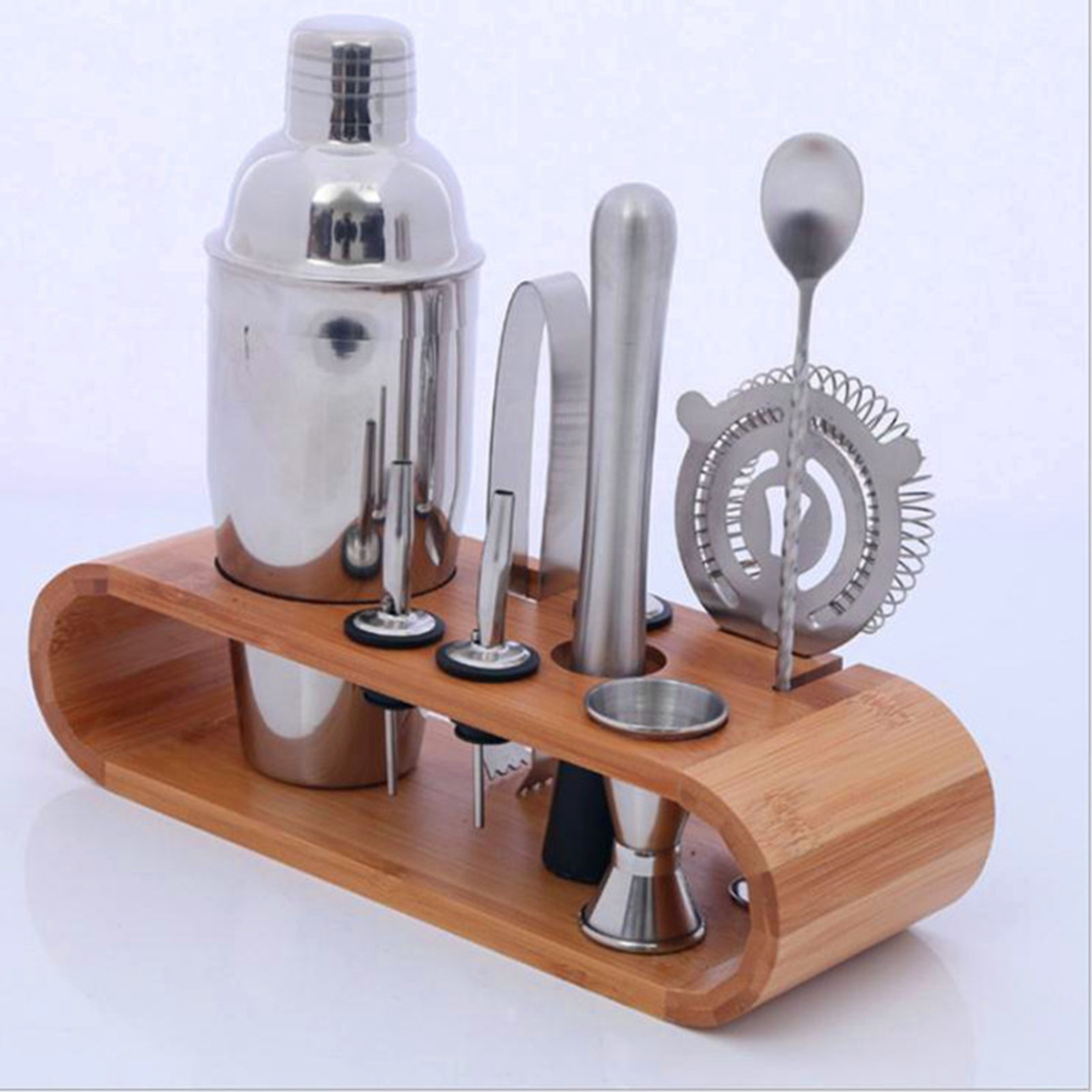 10 Pcs Cocktail Shaker Set 2