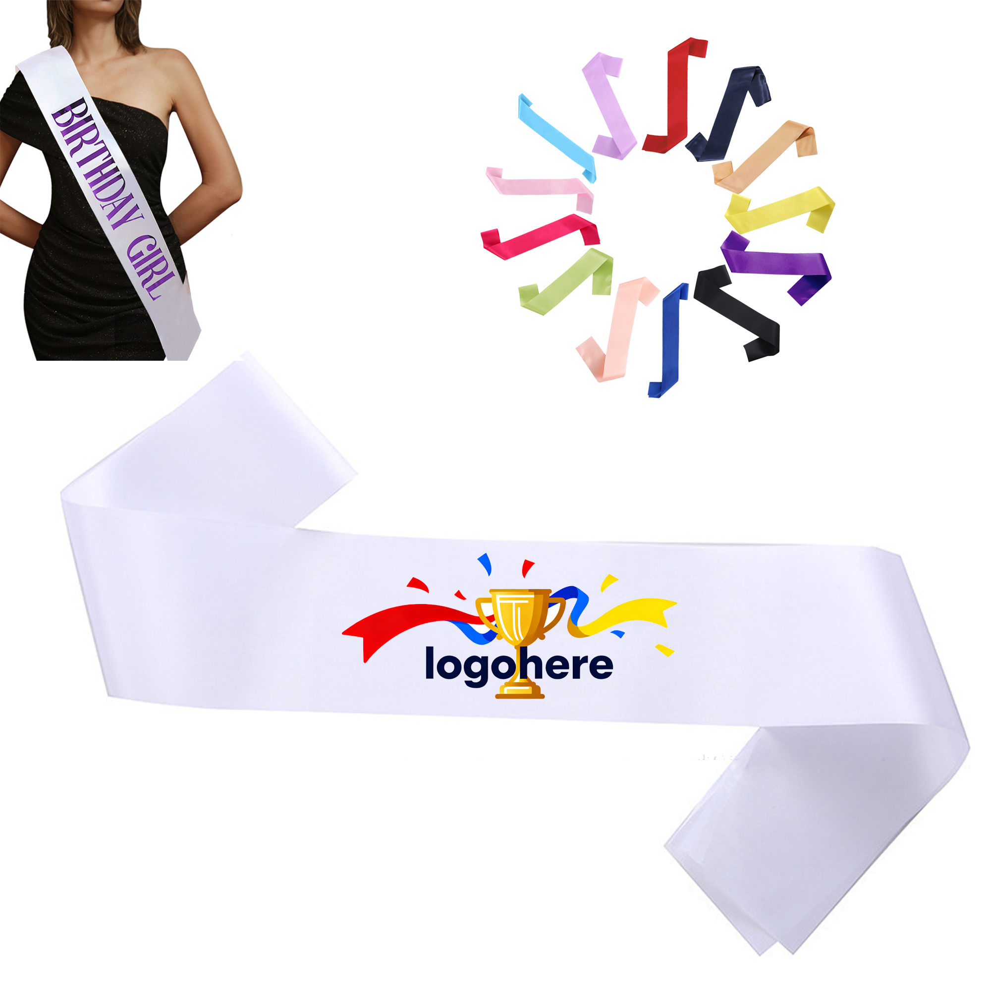 Customizable Bridal Party Sash 10