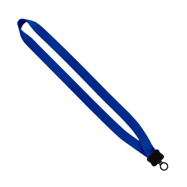 3/4" Smooth Nylon Lanyard with Plastic Clamshell & O-Ring 21