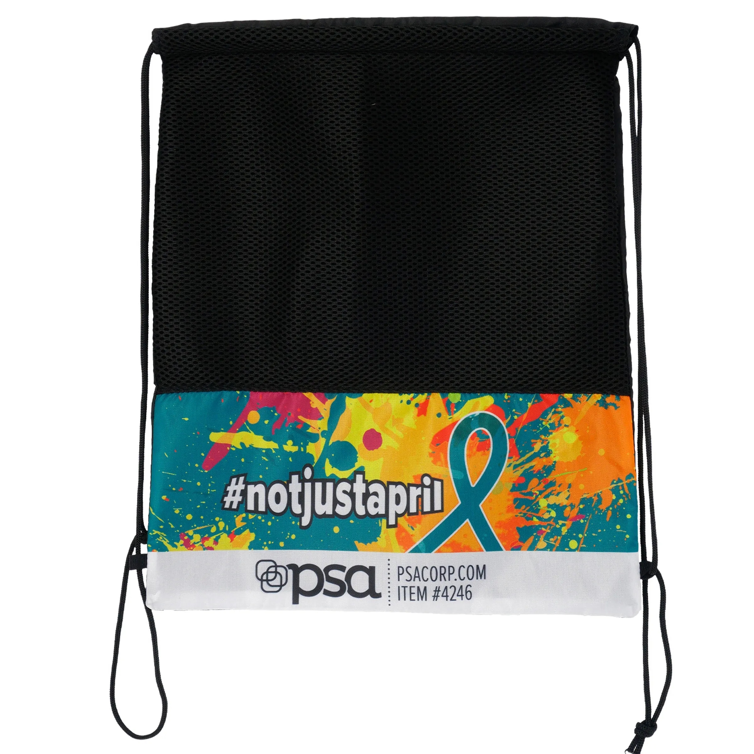 Full Color Mesh Drawstring Backpack 3