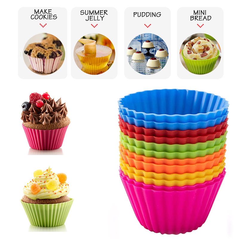 Silicone Baking Cups Muffin Liners 3