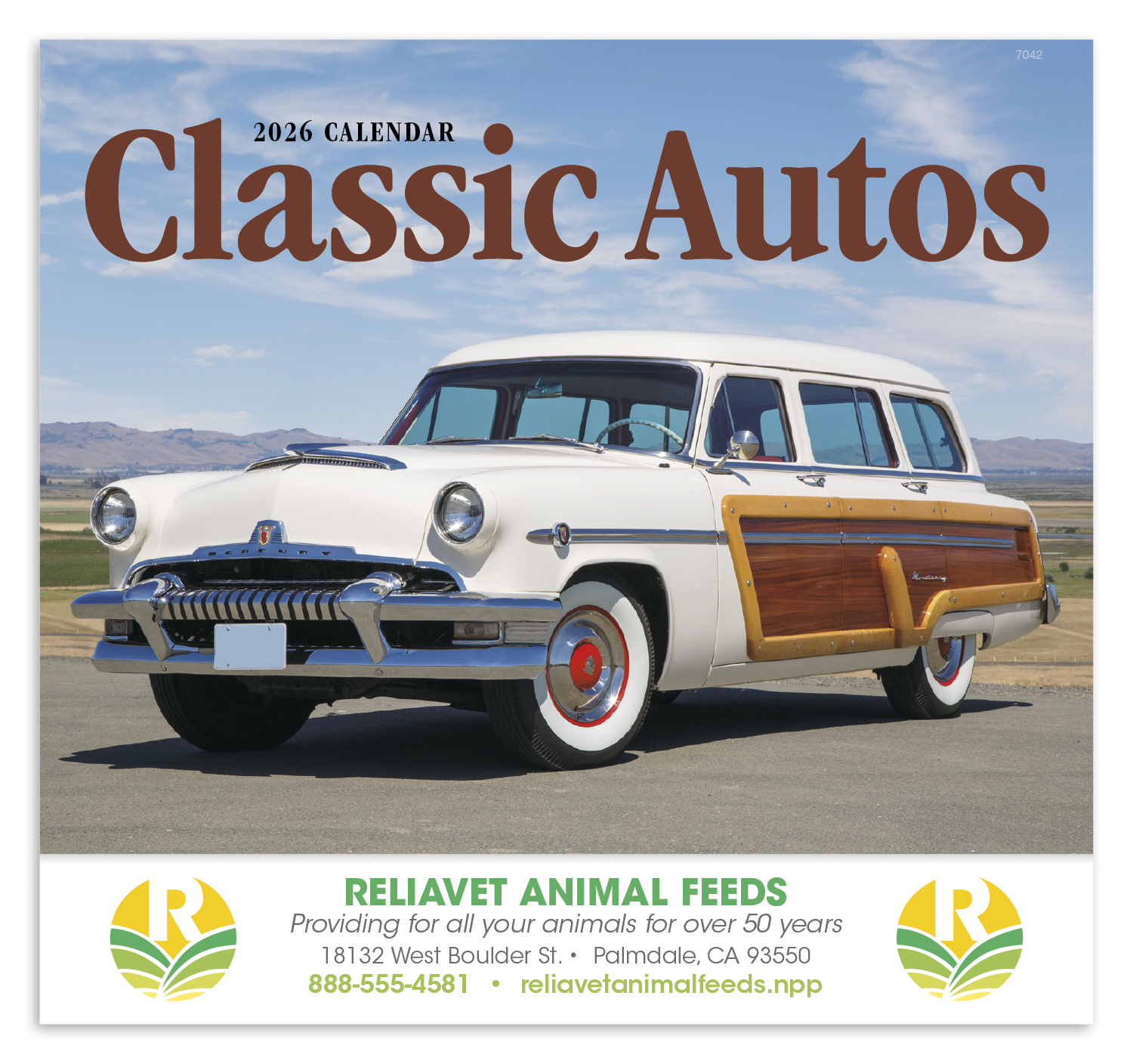 Good Value™ Classic Autos - Stapled Calendar 55