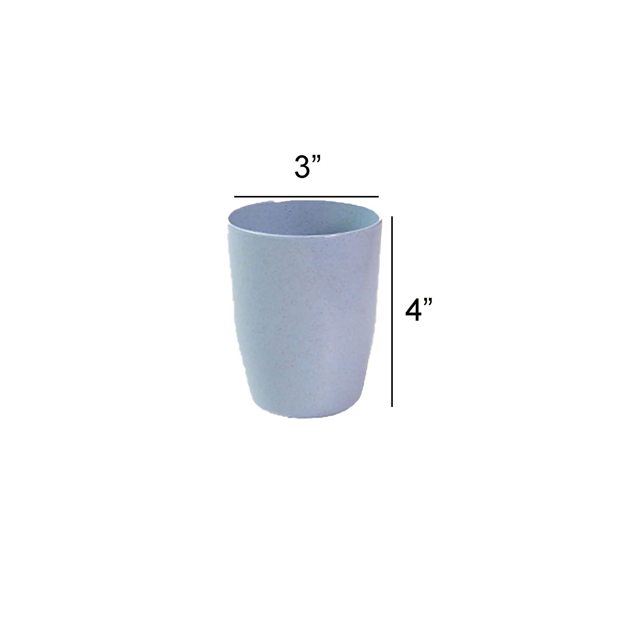 Spot Biodegradable Wheat Straw Toothbrush Mouthwash Cup 4