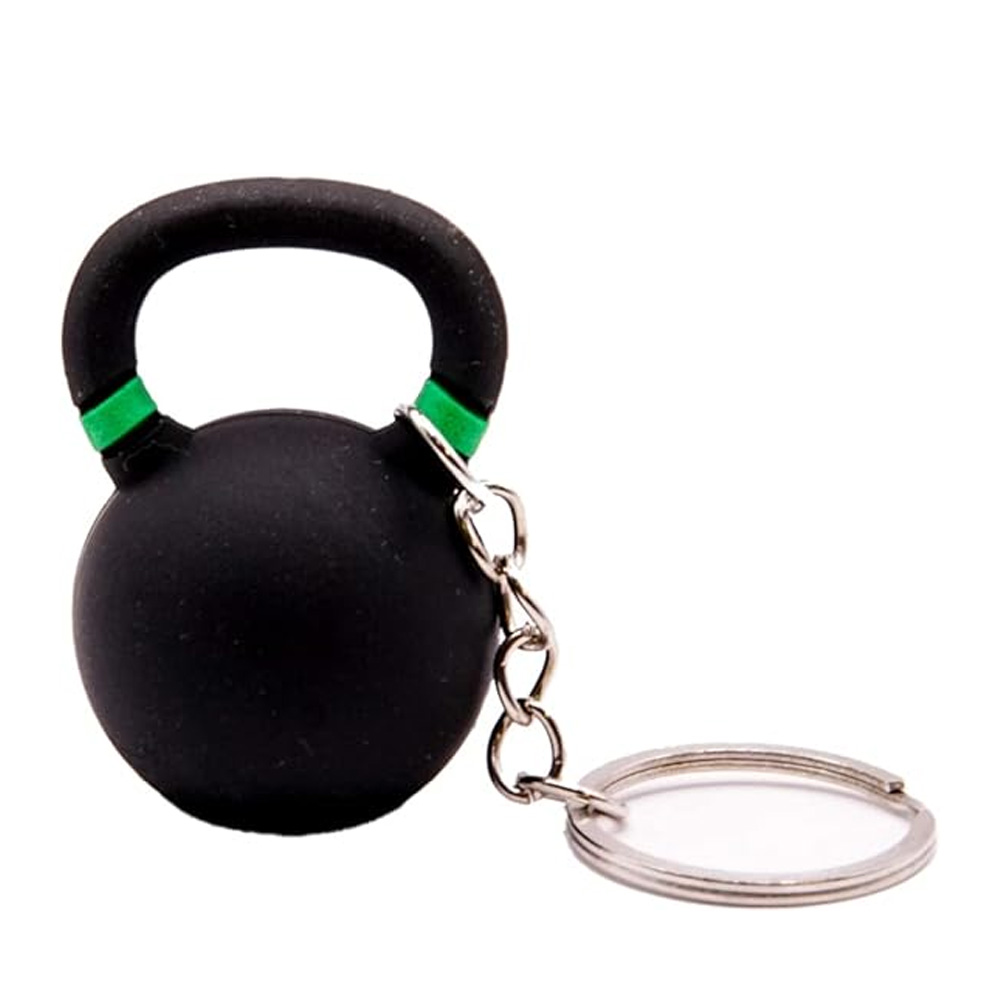Custom PVC Gym Kettlebell Keychains 6