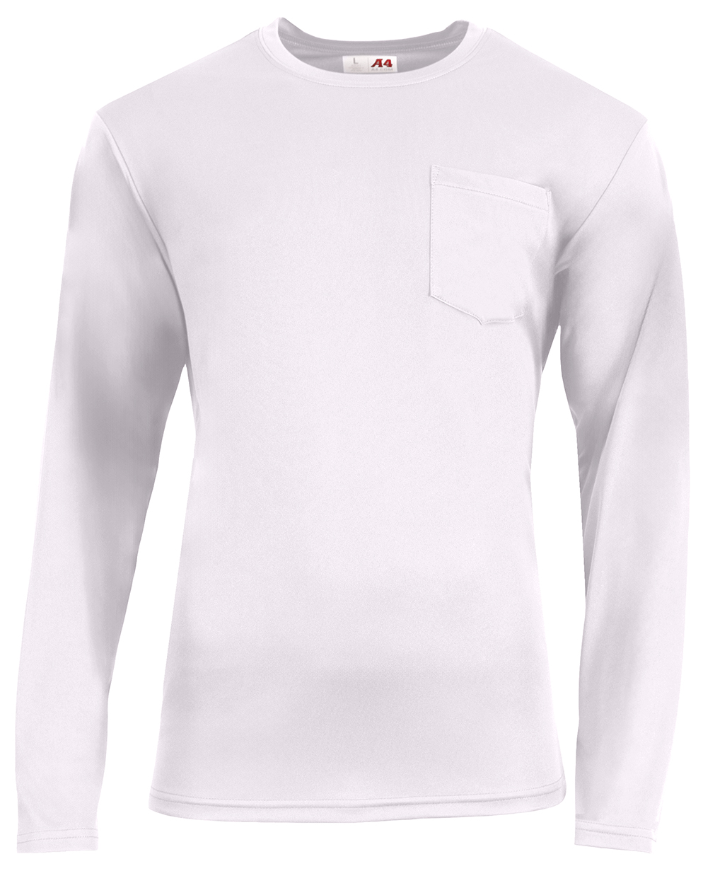 A4 Sprint Long Sleeve Pocket Tee 12