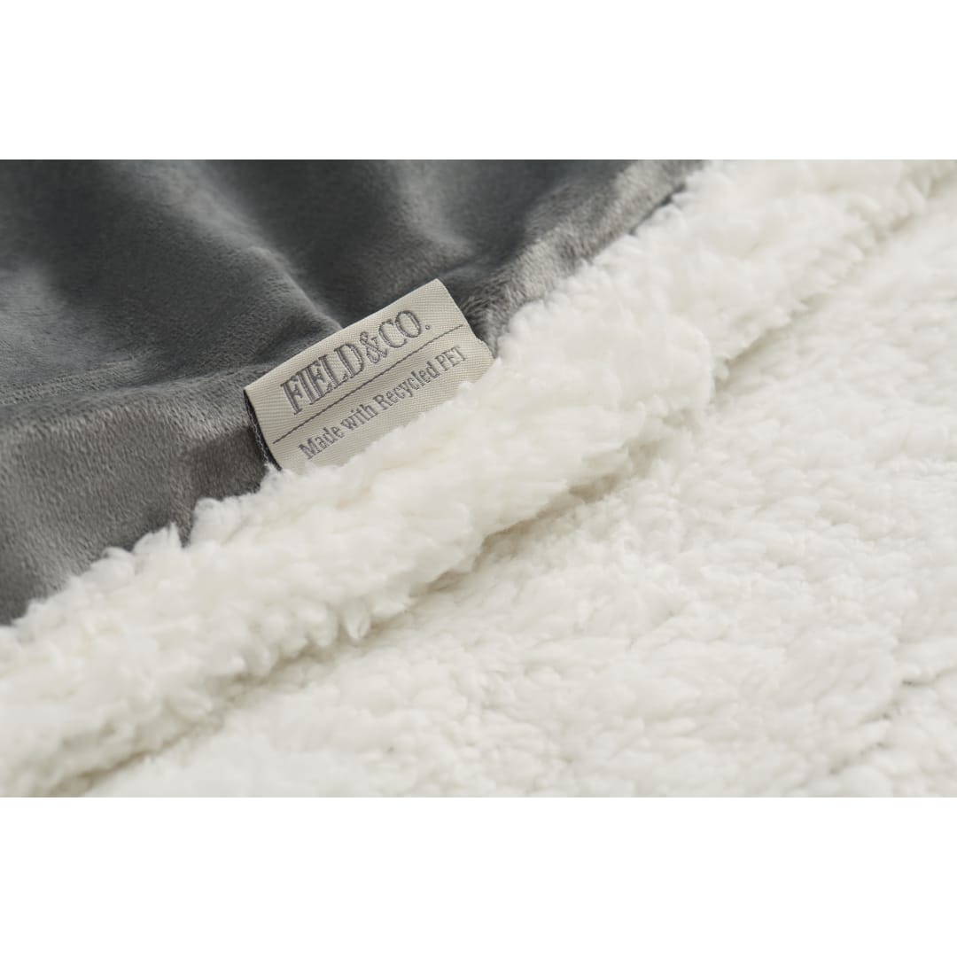 Field & Co. 100% Recycled PET Sherpa Blanket 63