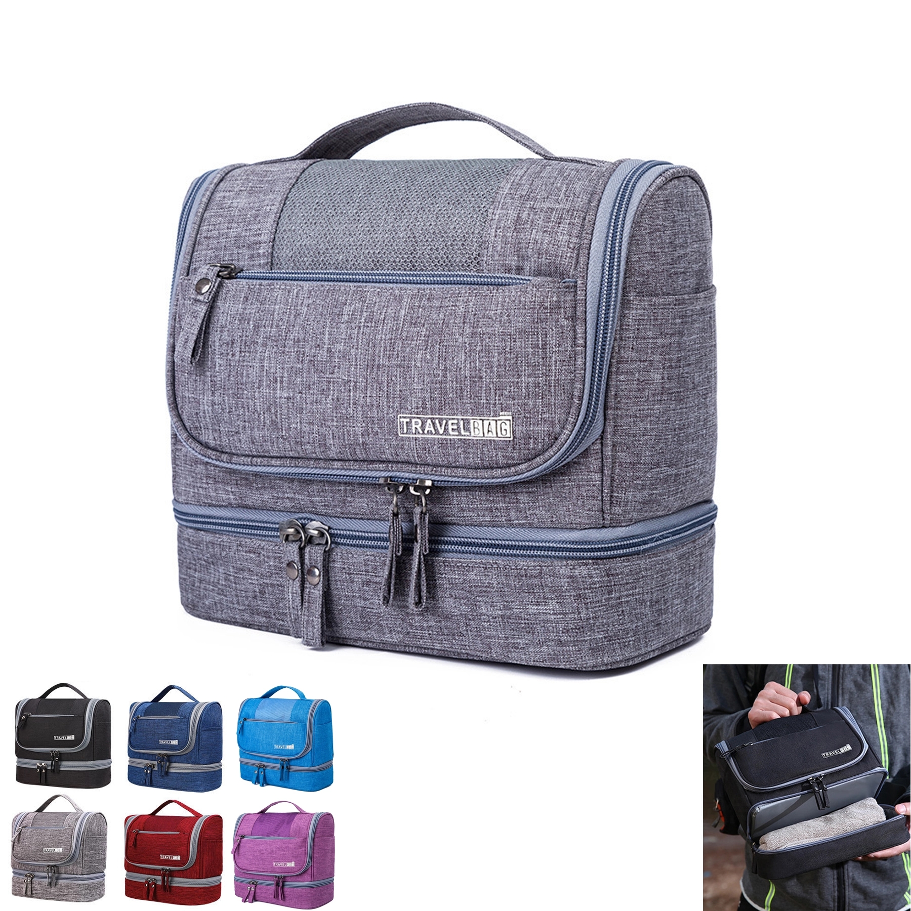 Hanging Toiletry Bag For Men And Women 3