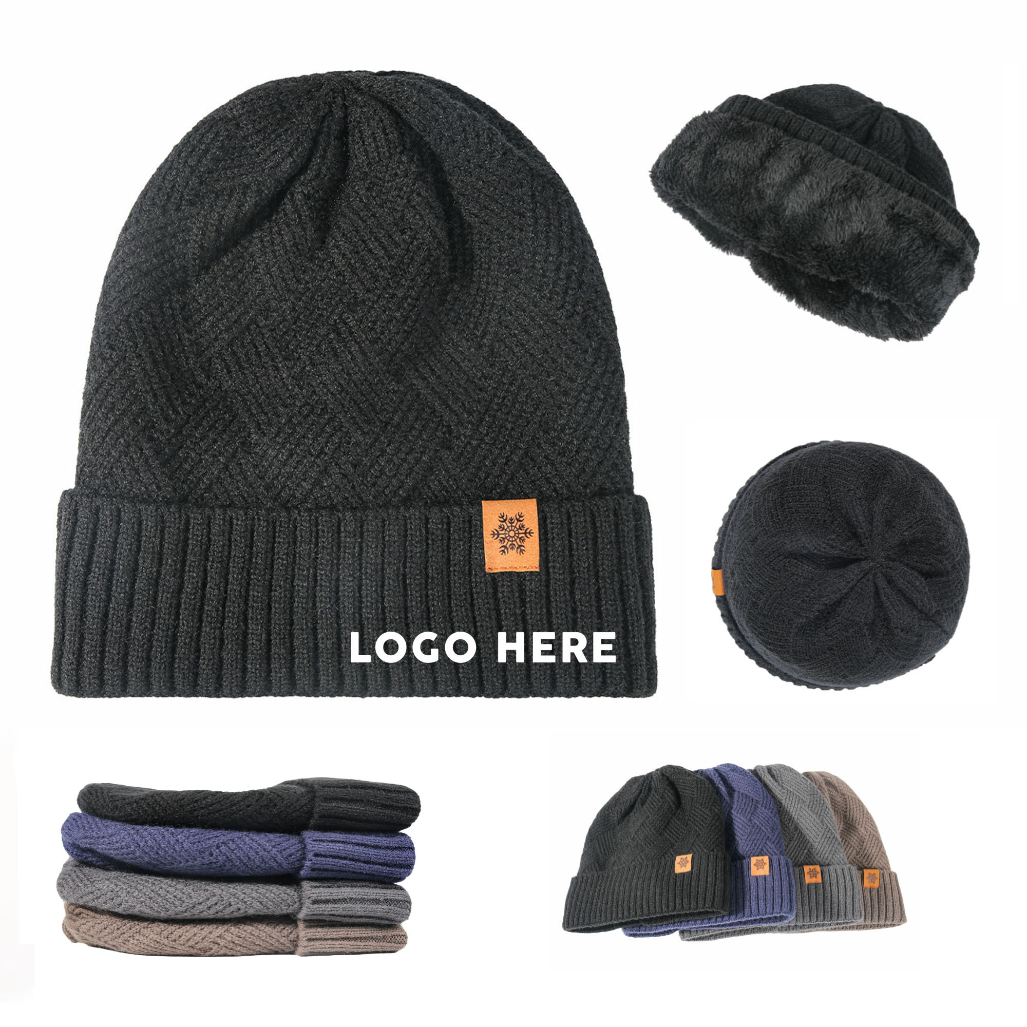Thick Knit Beanie 1