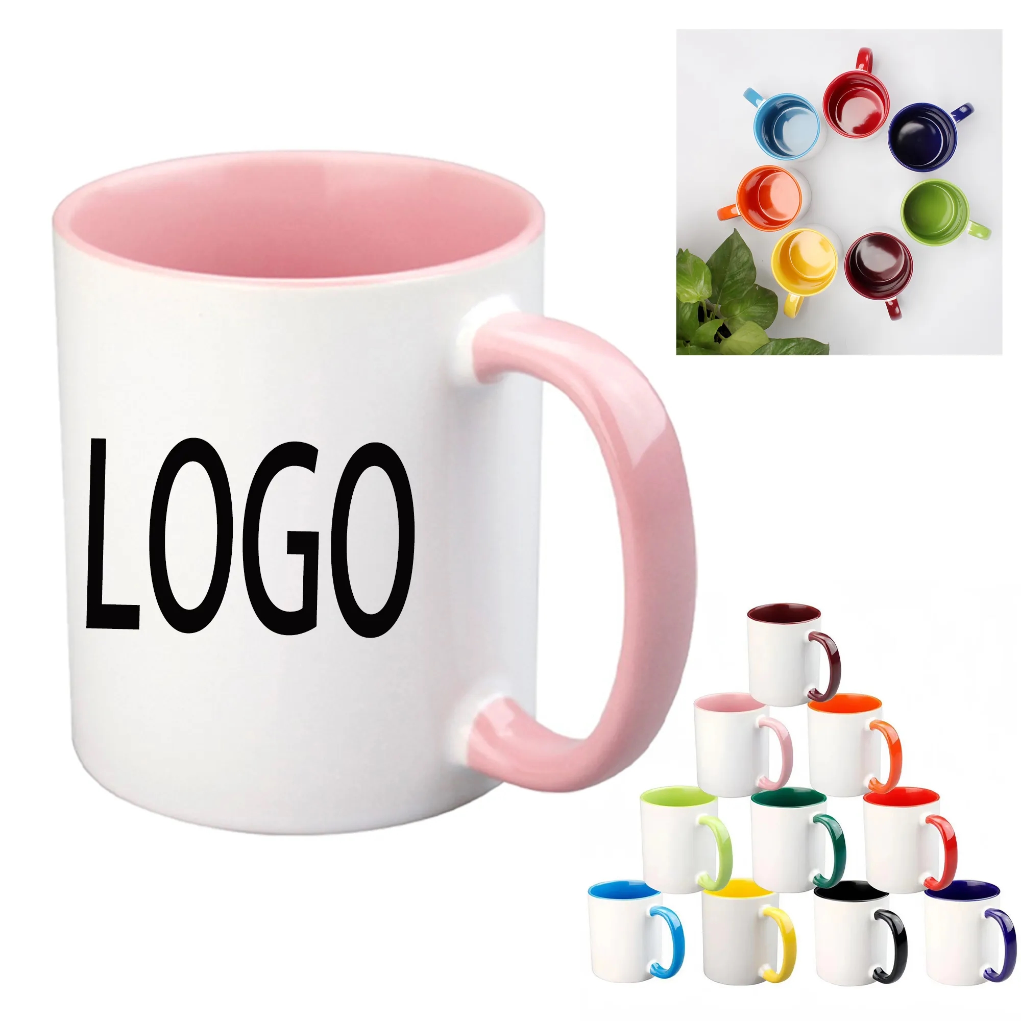 Dual-Color Ceramic Mug 2