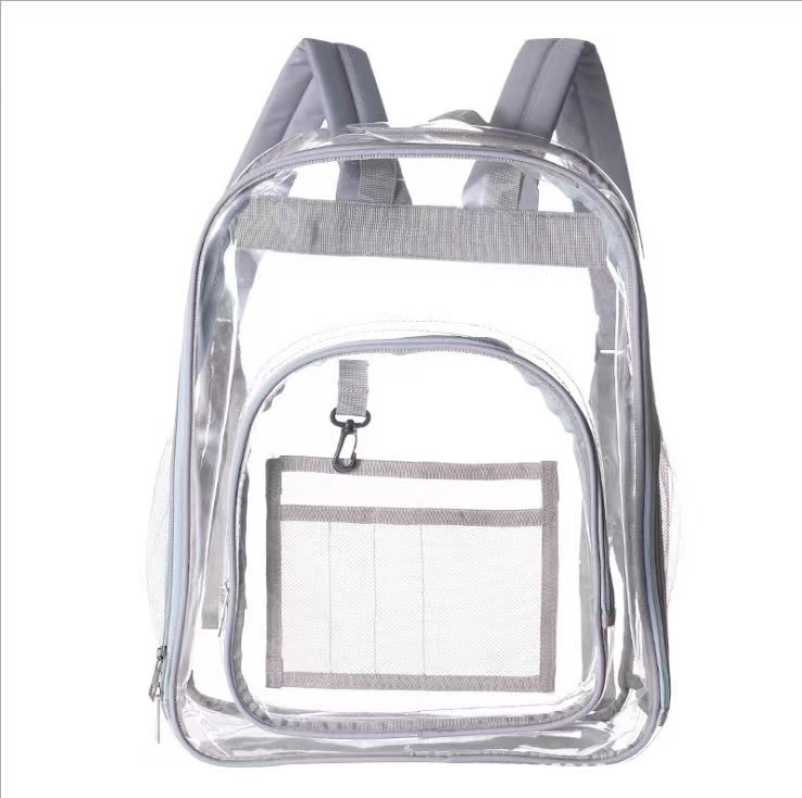 Pvc Customizable Clear Backpack 1