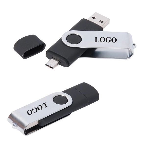 Swivel OTG USB Flash Drive 4