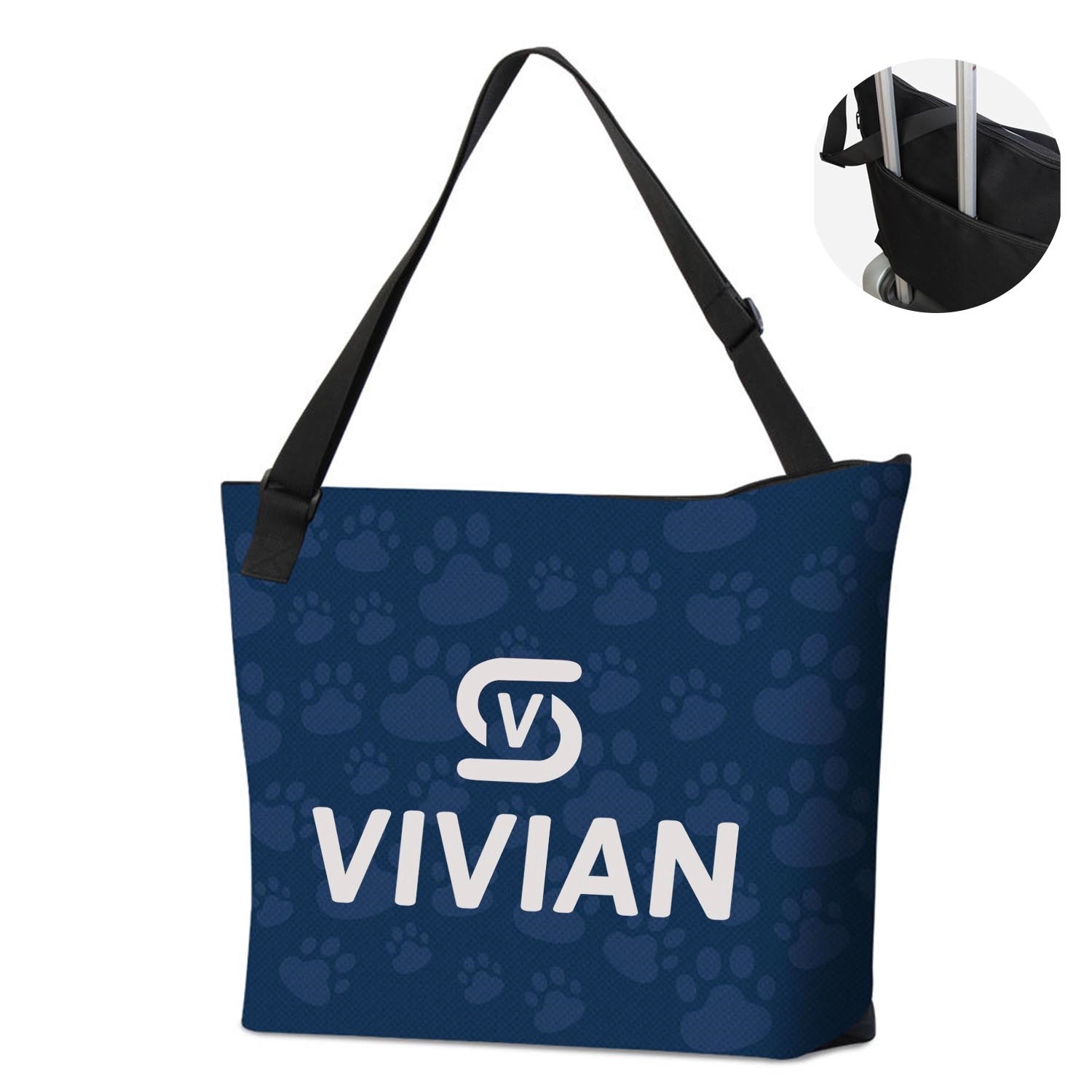 Large Capacity Portable Travel Sublimation Tote Bag 2